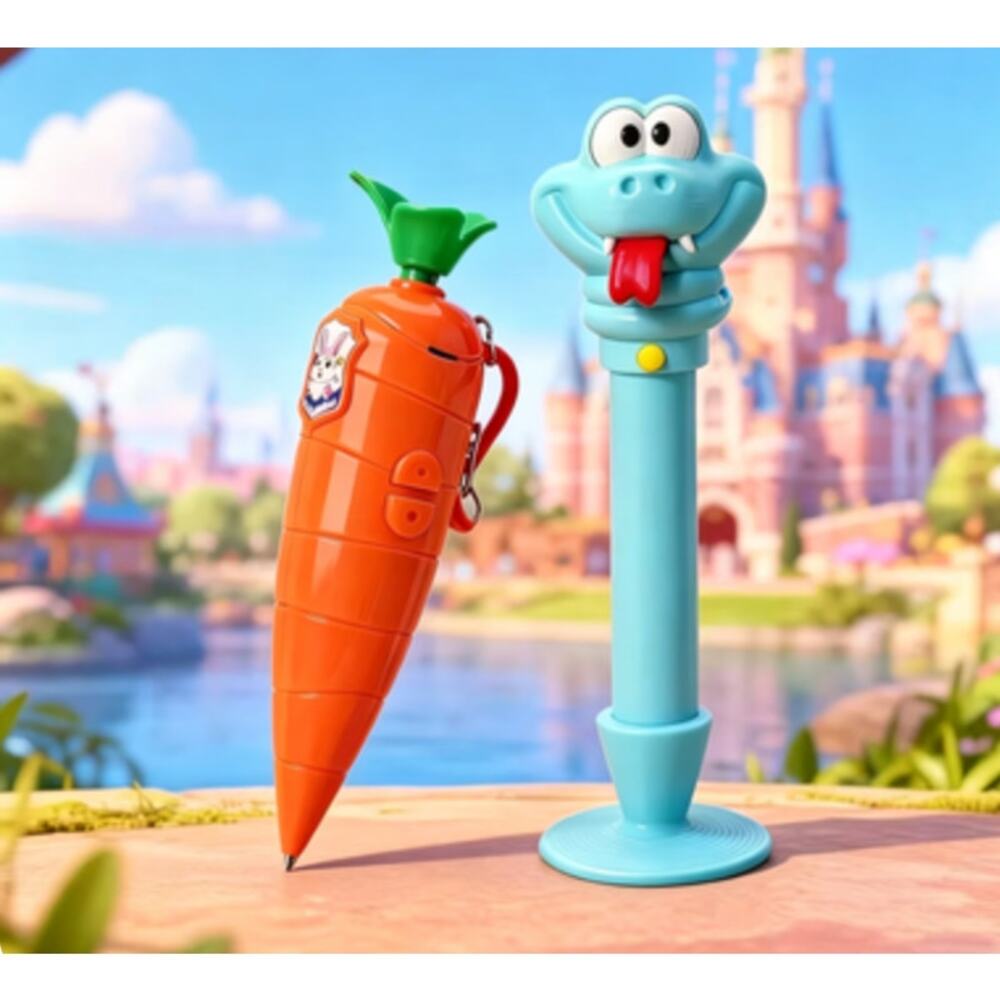 Zootopia Judy Carrot Voice Recorder Pen & Gazelle Snake Pen Set